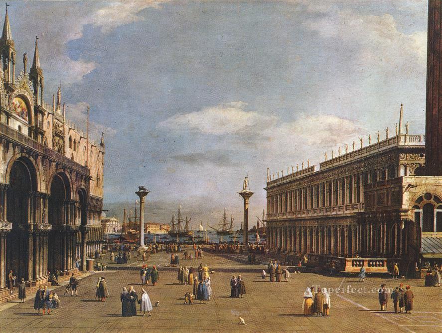 The Piazzetta Canaletto Oil Paintings